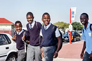 School Uniform Prints: Cape Town South Africa, Zonnebloem