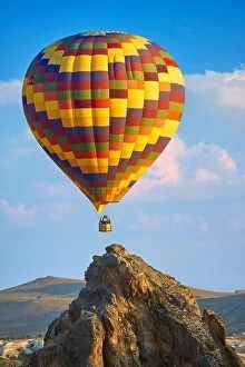 Images Dated 5th June 2018: Cappadocia balloons, Goreme, Anatolia, Turkey