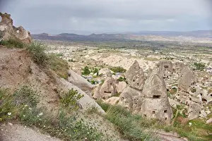 Nevsehir Prints: Cappadocia underground city inside the rocks