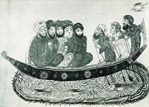 The caption for this 1910 image reads: “Persians and Turks - a miniature from the Maqamat al-Hariri