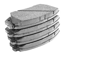 Isolate Prints: Car Brake pads isolated on white background