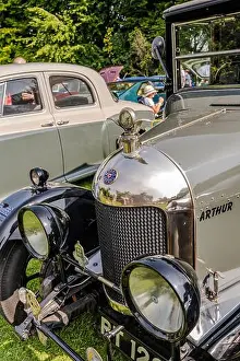 Motoring Prints: A car called Arthur. Old Morris. Hinton Arms classic car show, Hampshire UK
