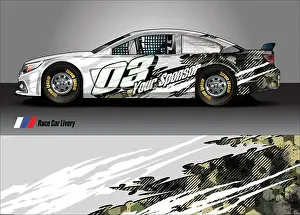 Camo Prints: car wrap design. simple lines with abstract background vector concept for vehicle vinyl wrap
