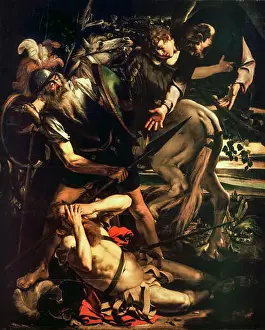 Paintings Prints: Caravaggio, The Conversion of Saint Paul , Baroque painting, circa 1600