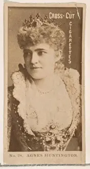 Sons Prints: Card Number 28 features Agnes Huntington