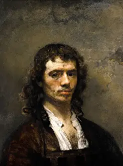 Carel Fabritius, Self-portrait. Circa 1645. Oil on panel. Museum Boijmans Van Beuningen, Rotterdam, Netherlands