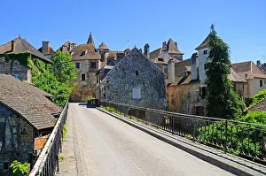 Outdoor Shot Prints: Carennac, Department Lot, Midi-Pyrenees, France