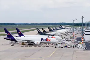 Sideview Prints: Cargo aircraft at Cologne-Bonn Airport