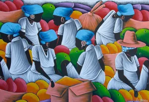 Dominican Republic Prints: Caribbean traditional painting