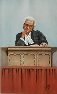 Judicial Prints: Caricature of Mr Justice George Farwell