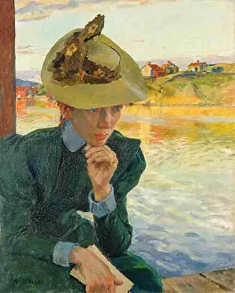 1898 Prints: Carl Wilhelmson Vid Västkusten 1898