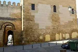 Moro Prints: Carmona, Spain - 2 January 2022: view at the castle of Carmona on Andalucia in Spain