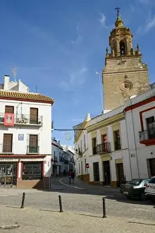 Moro Prints: Carmona, Spain - 2 January 2022: view at the town of Carmona on Andalusia in Spain