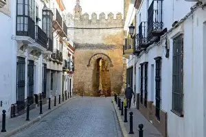 Moro Prints: Carmona, Spain - 2 January 2022: view at the town of Carmona on Andalusia in Spain