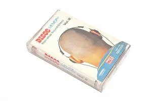 Magnetic Prints: Cassette Single Disco Memory Non-stop Sound Effect vol 2 vintage 80's music concept
