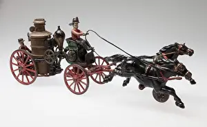 Cast iron Pratt & Letchworth Deluxe Fire Engine set