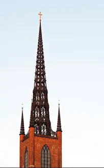 Holiday Destination Prints: Cast iron spire of Riddarholmen Church