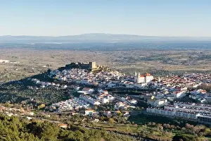 Serra Prints: Castelo de Vide in Alentejo, Portugal from Serra de Sao Mamede mountains