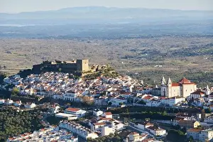 Serra Prints: Castelo de Vide in Alentejo, Portugal from Serra de Sao Mamede mountains