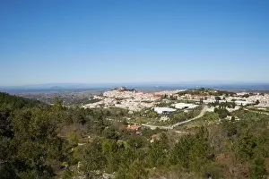 Serra Prints: Castelo de Vide in Alentejo, Portugal from Serra de Sao Mamede mountains