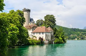 Castle Châteauvieux on Lake Annecy Duingt, Haute-Savoie, Rhone-Alpes, France