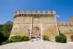 Emilia Romagna Prints: Castle of the Duchy of Parma and Piacenza Vigoleno province of Piacenza Italy