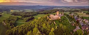 After Rain Prints: Castle panorama