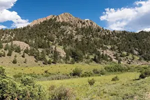 Cloud Sky Prints: Castle Rock Gulch within San Isabel National Forest, Colorado
