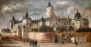Dutch Holland Prints: Castle Tre Kronor Stockholm 1661 - Govert Dircksz Camphuysen