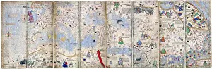 Mappa Mundi Prints: The Catalan Atlas (1375) is the most important Catalan map of the medieval period