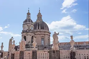 Catania Prints: Catania, Sicily, Italy. Rooftop of the Badia di Sant'Agata or Abbey of St Agatha
