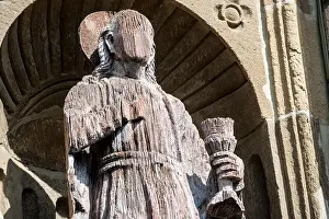 Edifices Prints: Catedral Metropolitana Carved Wooden Statues Panama City Panama // PANAMA CITY