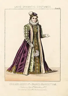 Lithographer Prints: Catherine Parr, 6th wife of Henry VIII