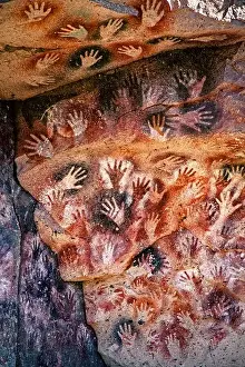 Creativity Prints: Cave of the hands, Santa Cruz, Argentina