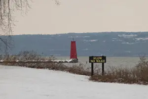 Lago Prints: Cayuga Lake Inlet Lighthouse, Ithaca NY
