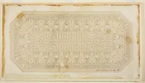 Gallery Prints: Ceiling Design with Peacock Motif, 1876