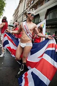 Make Up Prints: Celebrations during world pride London, with dancing singing and drag queens