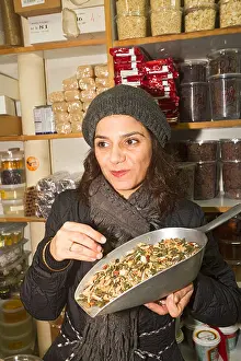 Granola Prints: Celebrity Chef Tali Friedman talks about granola in Jerusalem's Mahane Yehuda Market in Israel