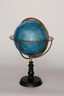 Globe Prints: A celestial globe with an 80-centimeter circumference