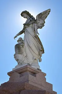 Solemn Prints: Cemetery Monument in New Orleans