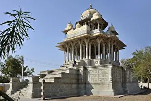 Memorials Prints: Cenotaph 84 pillared in bundi at rajasthan india Asia
