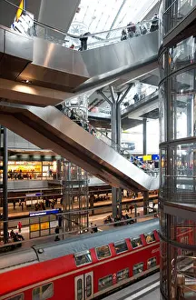 Platforms Prints: Central railway station, Berlin