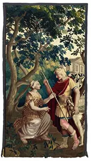 Weaving Prints: Cephalus and Procris Florentin Damoiselet (1644-v)