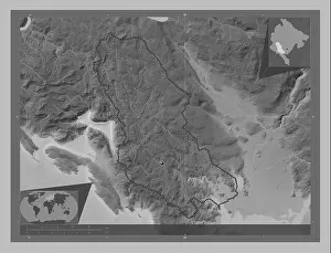 Podgorica Prints: Cetinje, municipality of Montenegro
