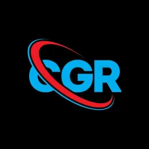 Company Vector Vectors Prints: CGR logo. CGR letter. CGR letter logo design