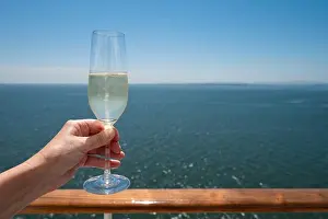 Cruise Ship Prints: Champagne Toast at Sea
