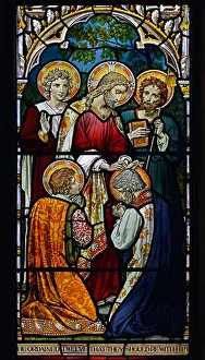Ward Prints: Chancel window (detail). Church of Saint Patrick