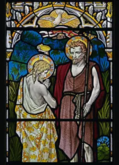 Ward Prints: Chancel window (detail). Church of Saint Patrick
