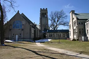 White Building Prints: Chapel at Lake Forest College Lake Forest, Illinois