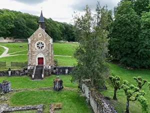 Oratory Prints: Chapel of Port Royal des Champs in the town of Magny les Hameaux in the Chevreuse valley in France